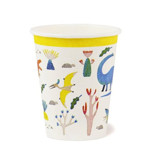 Eco friendly recyclable Dinosaur party cups..