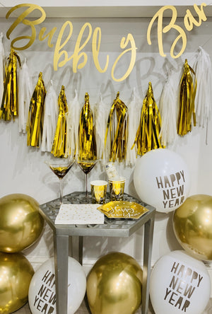 White gold New Year Party Box