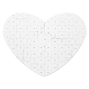 Wedding Heart Guest Book Puzzle