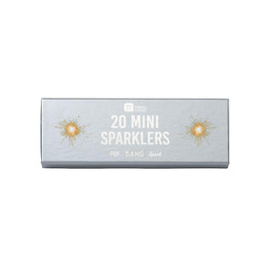 20 mini silver sparklers box