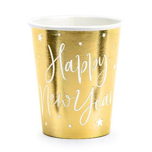 Gold New Year Plate & Cup Set