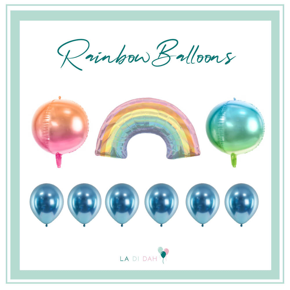 Rainbow Balloon Bundle