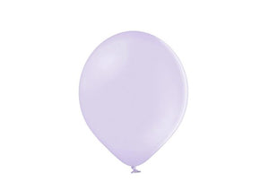 Pale purple latex balloon.