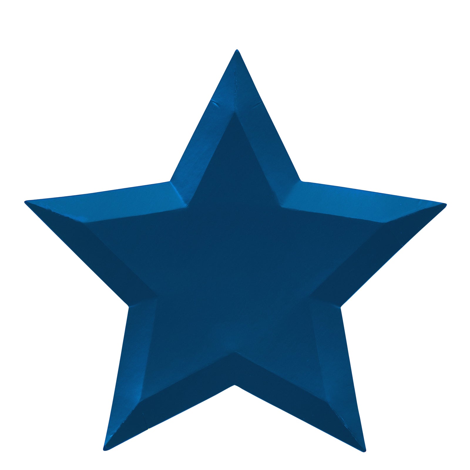 Metallic Foil Star Plates