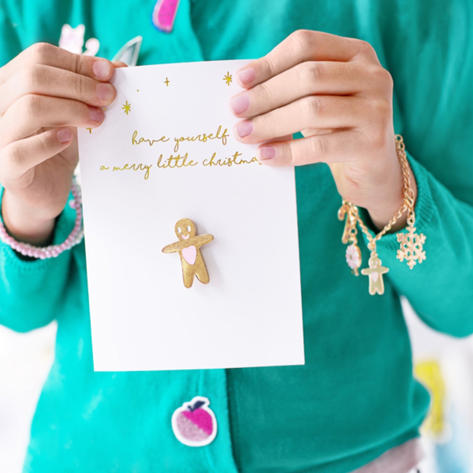 Gingerbread Man Christmas Card