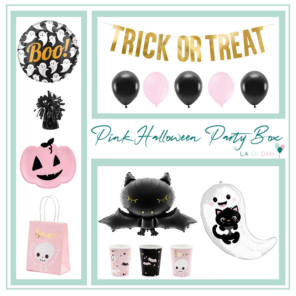 Pink Halloween Party Box