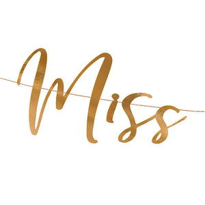 details image for rose gold miss to mrs garland