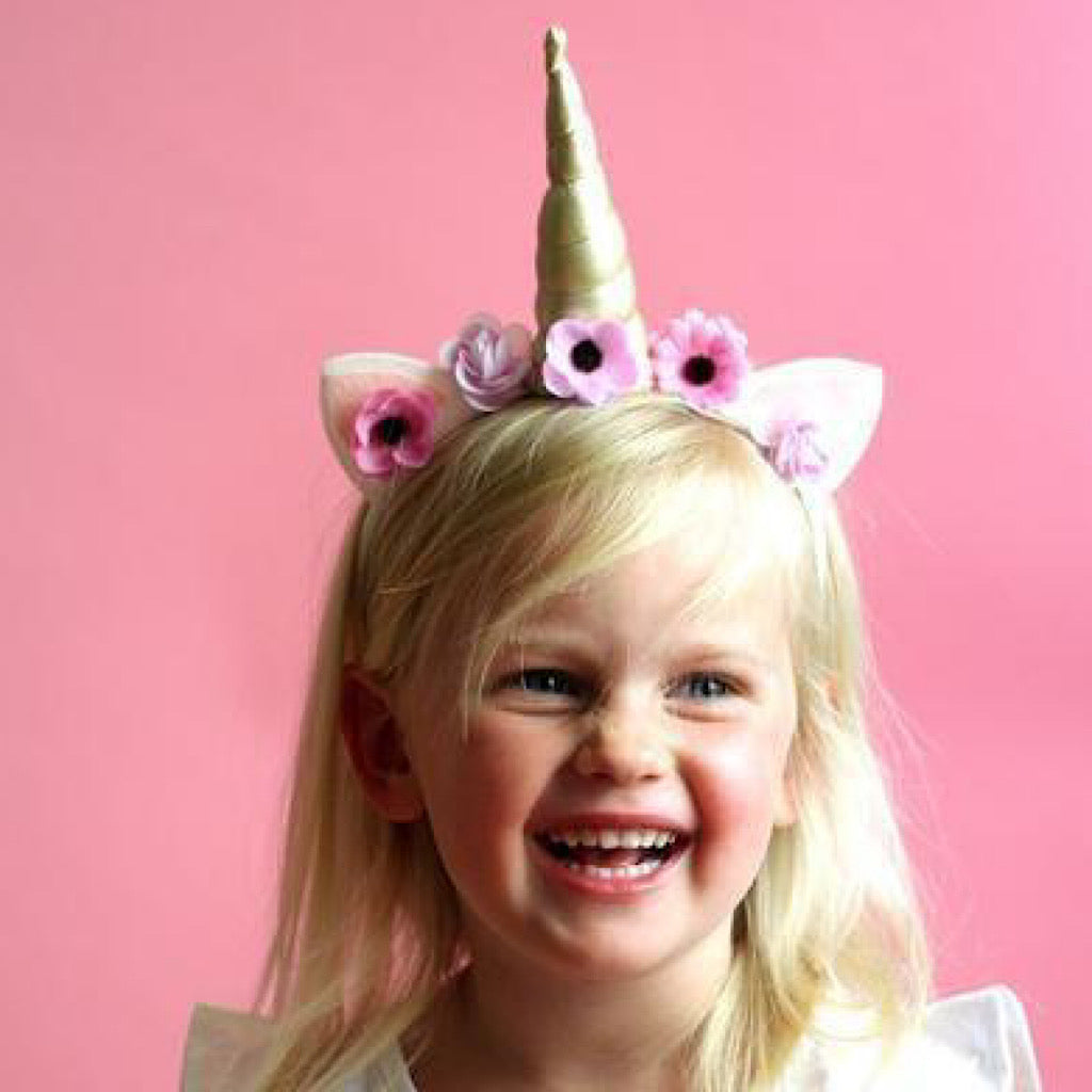 Floral Unicorn Headband