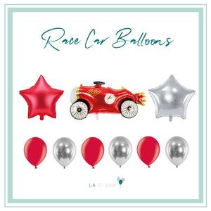 Race Car Balloons Bundle