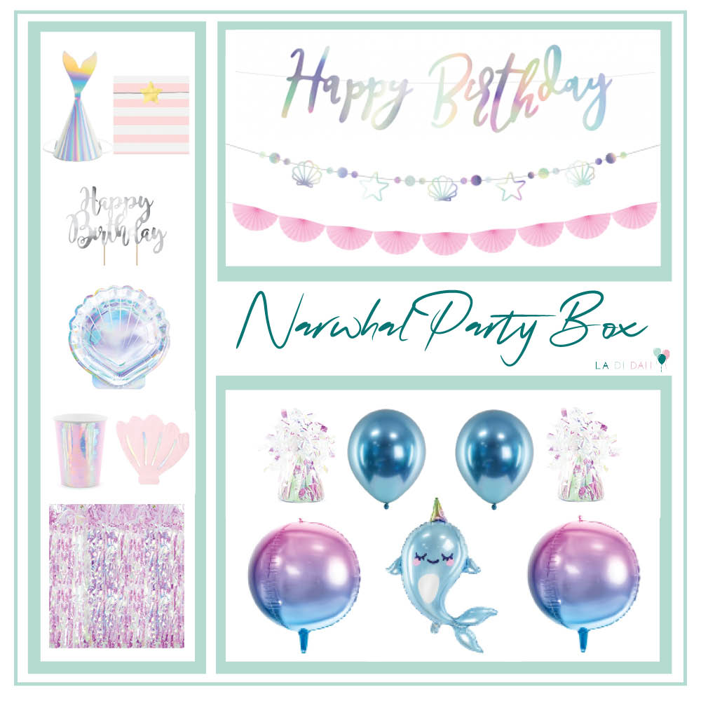 Narwhal Ombre Party Box