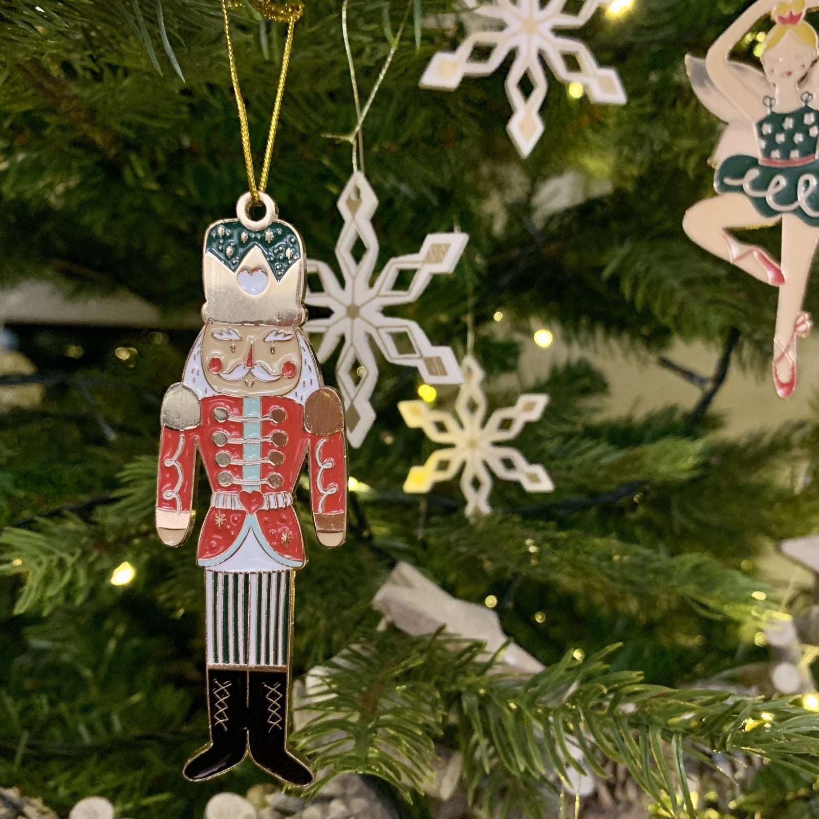 Metal Nut Cracker Hanging Decoration