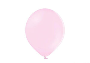 Pale pink latex balloon.