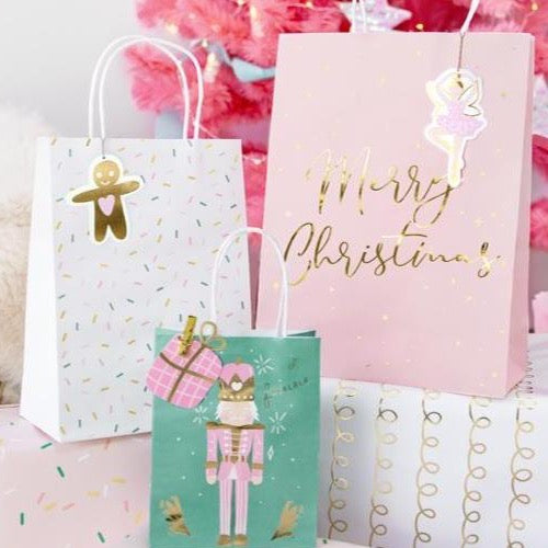 Set Of 3 Nutcracker Gift Bags