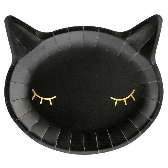 Cat Halloween Plates