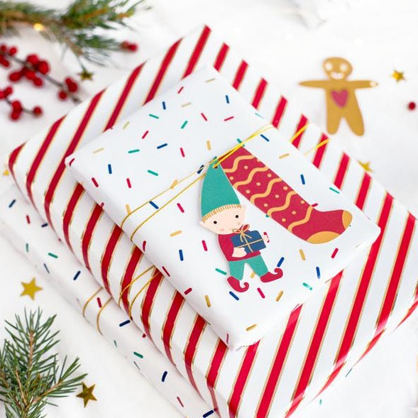 Santa Mix Gift Tags