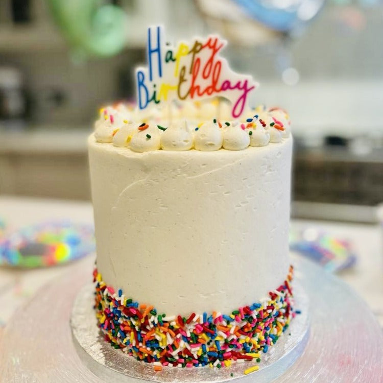 Rainbow Birthday Candle